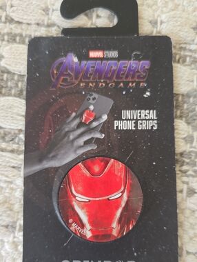 Marvel Iron Man Red and White Phone Grip PopSocket Style